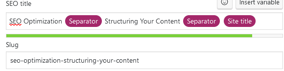 Structuring your content for search engine optimization (SEO) is an important part of improving your website's visibility in search results.